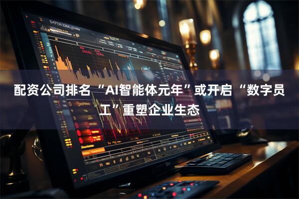 配资公司排名 “AI智能体元年”或开启 “数字员工”重塑企业生态